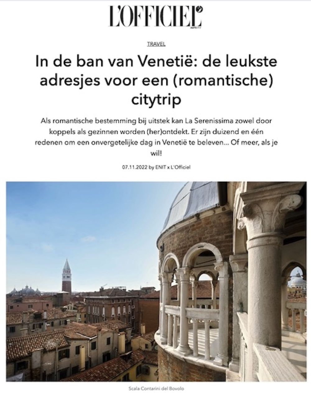 L'incantesimo di Venezia: i migliori consigli per un viaggio (romantico) in città - neerlandese - L'Officiel Homme - Bruxelles